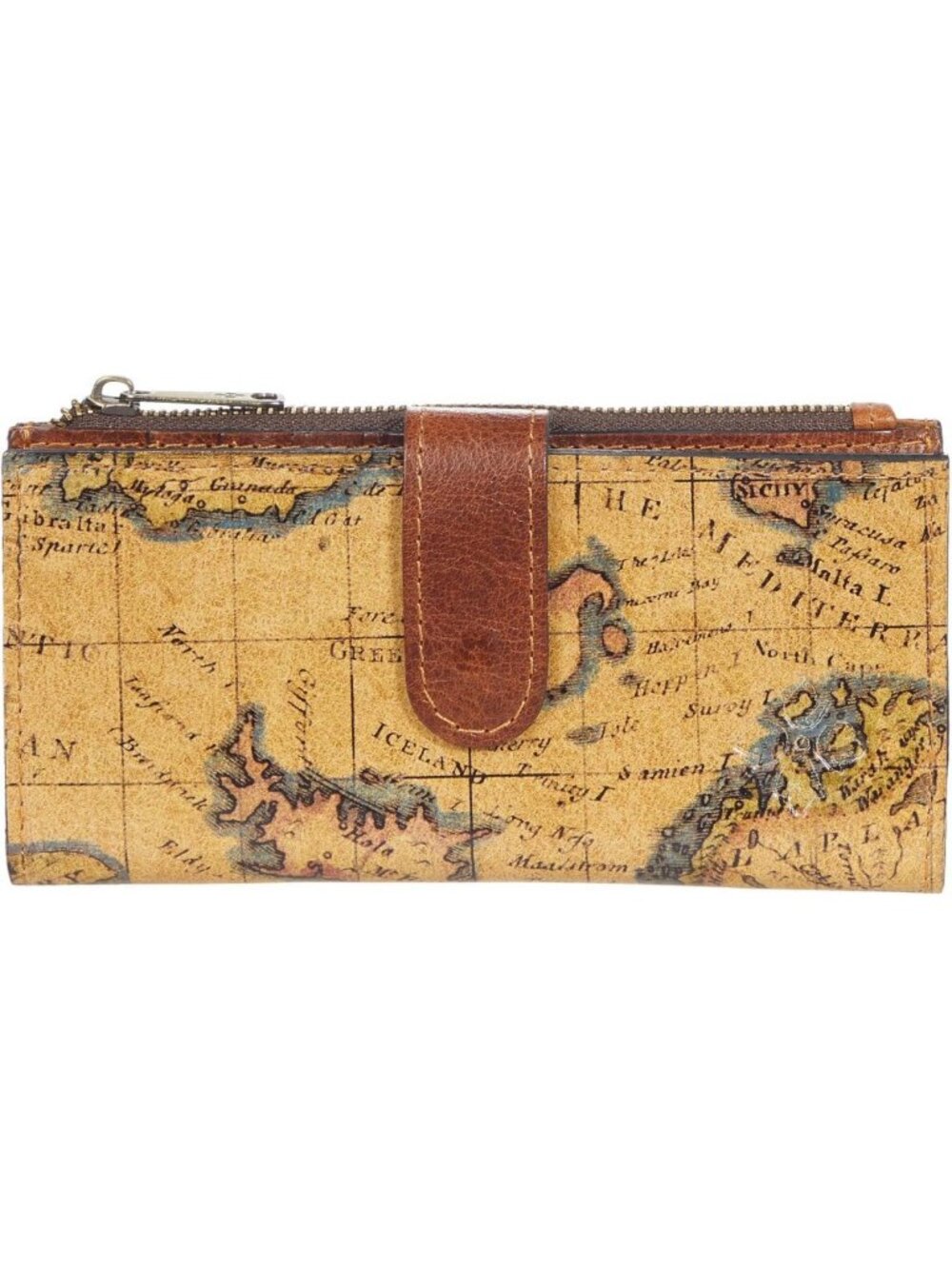 European Map Wallet | Stylish Travel Accessory | Compact & Functional Design